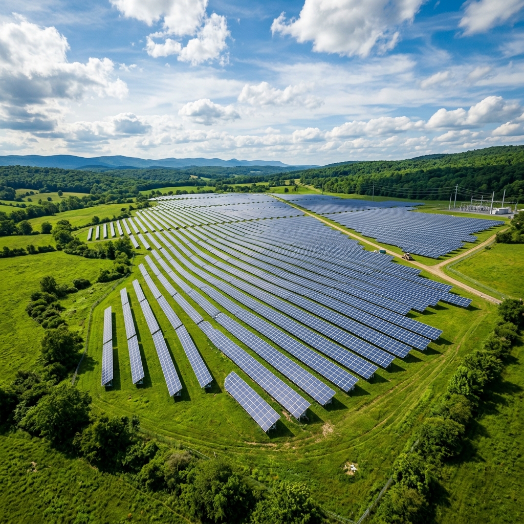 Industrielles Solarprojekt